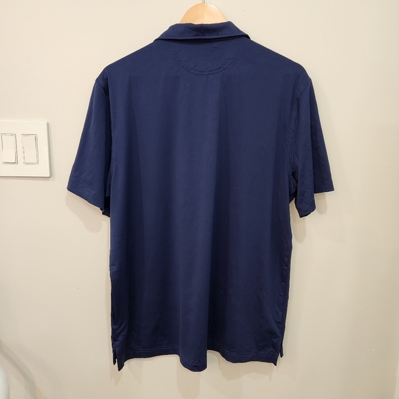 Chubbies Polo Shirt Men’s Large Blue Performance Wear Rooster Casual Golf - Picture 3 of 13